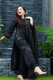3 Piece Unstitched Heavy Embroidered Lawn Suit With Heavy Embroidered Organza Dupatta