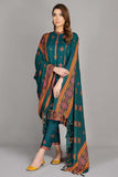 3 Piece Unstitched Heavy Embroidered Pure Lawn Suit With Heavy Embroidered Pure Lawn Dupatta