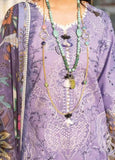 3 Piece Unstitched Heavy Embroidered Pure Lawn Suit With Digital Printed Silk Dupatta