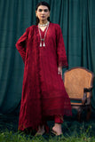 3 Piece Unstitched Heavy Embroidered Chickan Kari Pure Lawn Suit with Heavy Embroidered Pure Lawn Dupatta