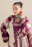 3 Piece Unstitched Digital Printed Embroidered Lawn Suit with Printed Lawn Dupatta
