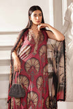 3 Piece Unstitched Digital Printed Lawn Suit with Printed Voil Dupatta