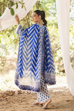 3 Piece Unstitched Embroidered Pure Lawn Suit with Fine Printed Lawn Dupatta