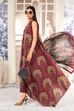 3 Piece Unstitched Digital Printed Lawn Suit with Printed Voil Dupatta