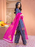 3 Piece Unstitched Digital Printed Embroidered Lawn Suit with Fine Printed Lawn Dupatta