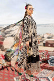 3 Piece Unstitched Digital Printed Embroidered Lawn Suit with Fine Printed Silk Dupatta