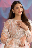 3 Piece Unstitched Fully Embroidered Lawn Dress with Fully Embroidered Slub Dupatta