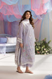 3 Piece Unstitched Fully Embroidered Chicken Kari Lawn Dress with Fully Embroidered Cotton Net Dupatta