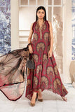 3 Piece Unstitched Digital Printed Lawn Suit with Printed Voil Dupatta