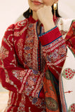 3 Piece Unstitched Heavy Embroidered Pure Lawn Suit with Fine Printed Poly Lawn Dupatta