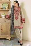 3 Piece Unstitched Heavy Embroidered Lawn Suit with Fine Printed Lawn Dupatta
